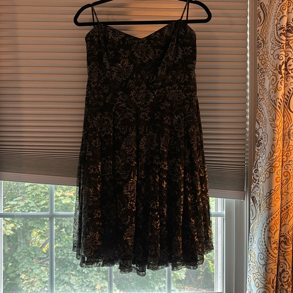 Strapless prom dress